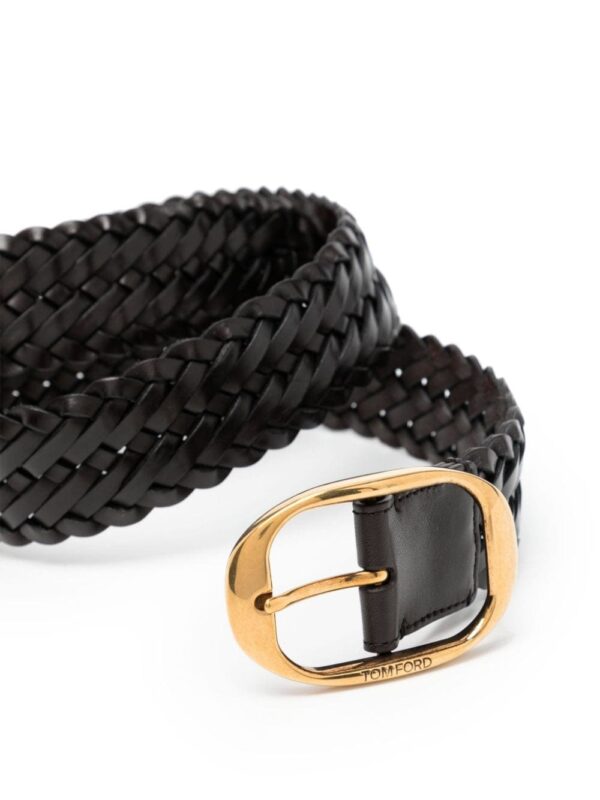 Louis Vuitton interwoven leather belt - Image 2