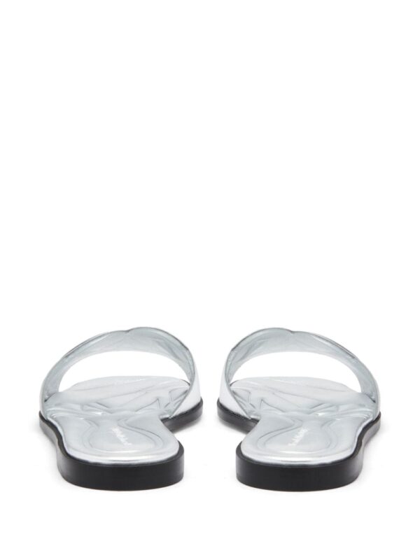Alexander McQueen embossed-logo leather sandals - Image 4