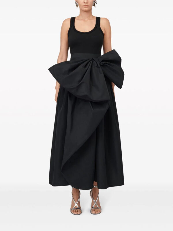 Alexander McQueen  Hybrid bow-detail midi dress - Image 2