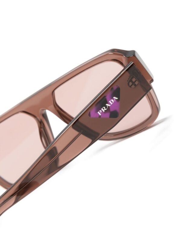 Prada Eyewear transparent pilot-frame sunglasses - Image 3