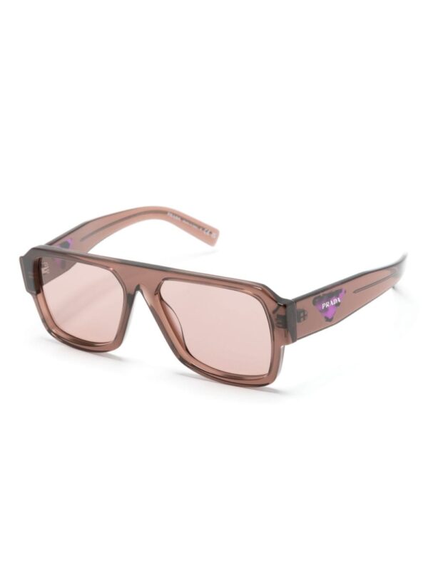 Prada Eyewear transparent pilot-frame sunglasses - Image 2