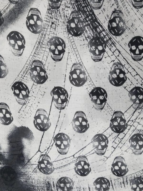Alexander McQueen  skull-print scarf - Image 2