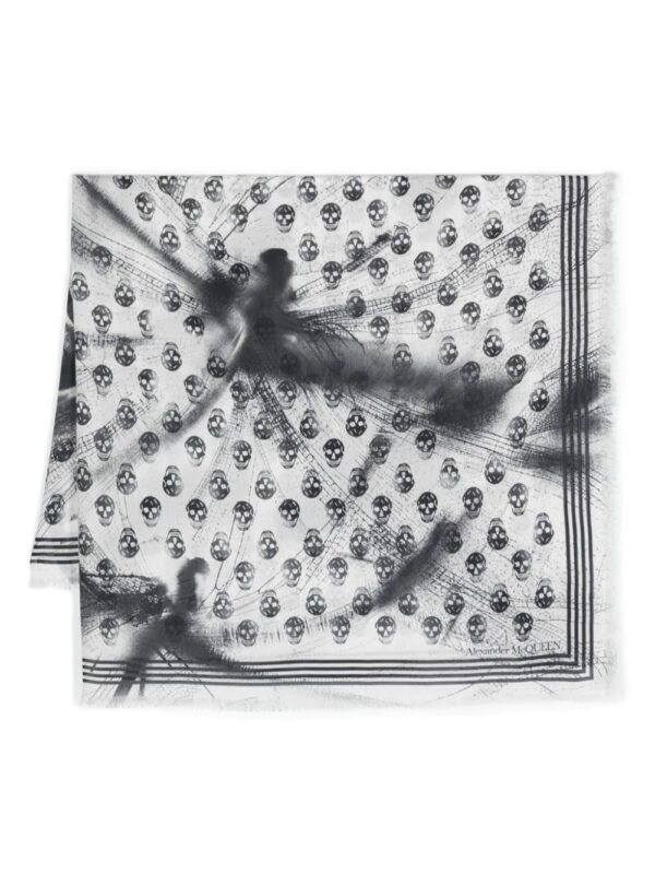 Alexander McQueen  skull-print scarf