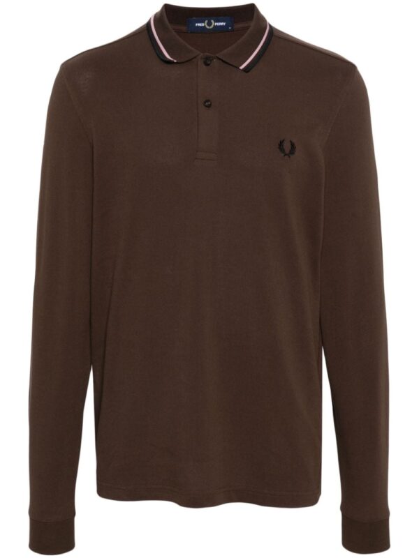 Fred Perry logo-embroidered cotton polo shirt