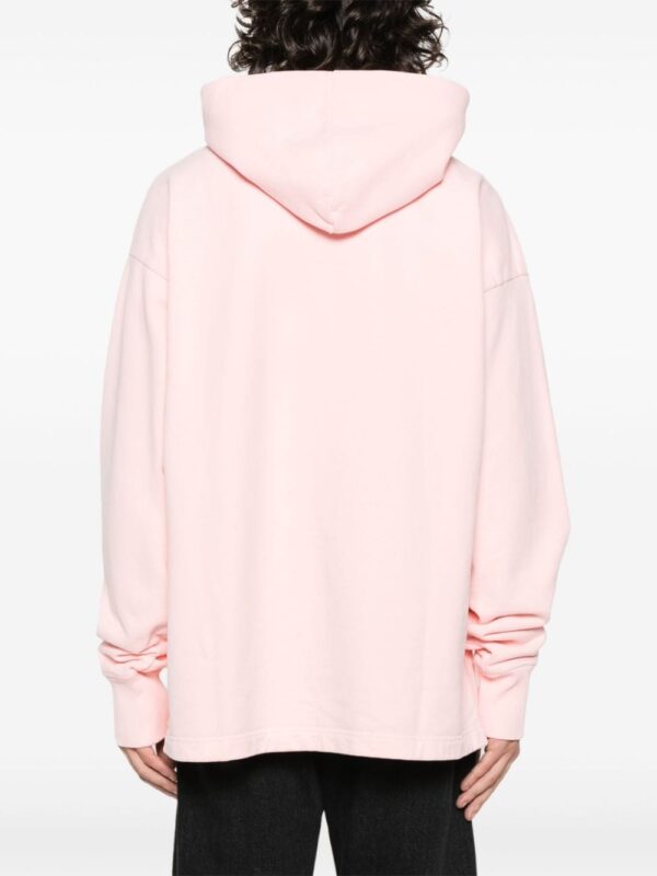 Acne Studios logo-print cotton hoodie - Image 4