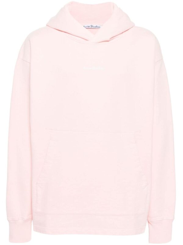 Acne Studios logo-print cotton hoodie