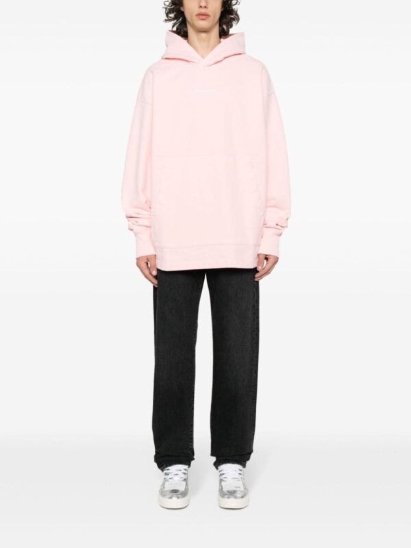 Acne Studios logo-print cotton hoodie - Image 2
