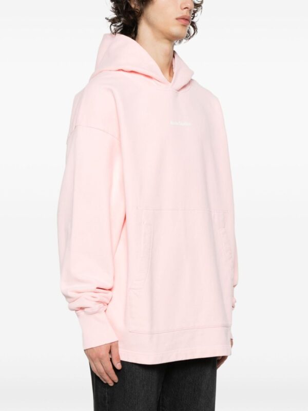 Acne Studios logo-print cotton hoodie - Image 3