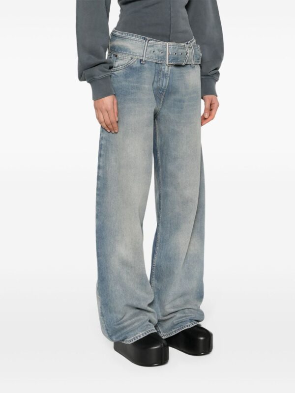 Acne Studios  mid-rise wide-leg jeans
