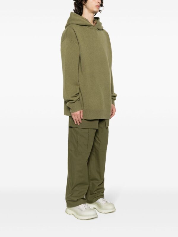Acne Studios fine-knit brushed hoodie - Image 3