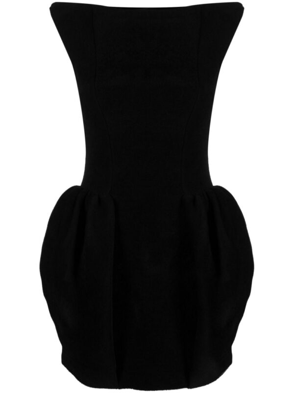 Versace shoulder-padding chenille minidress - Image 5