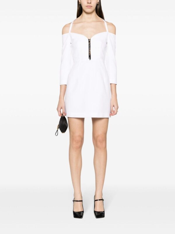 Moschino crossover-strap zipper-detailed dress - Image 2