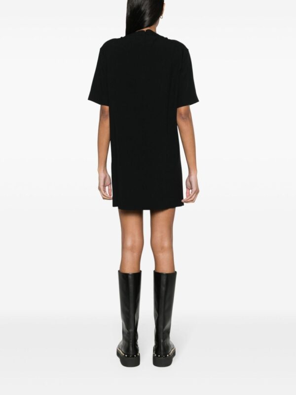 Moschino heart-charm crepe minidress - Image 4