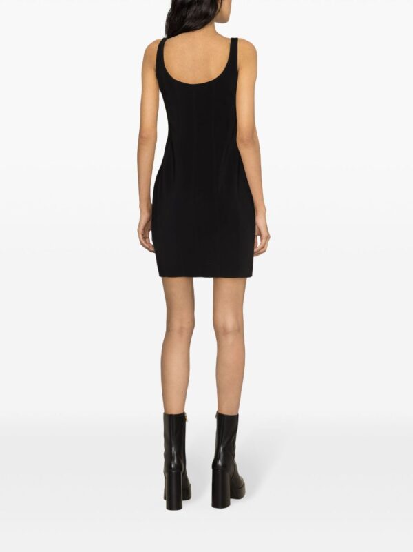Moschino scoop-neck cady minidress - Image 4