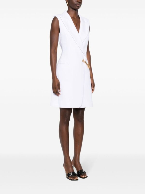 Moschino heart-chain wrapped mini dress - Image 3