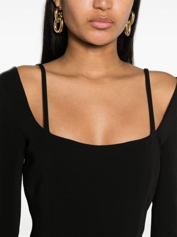 Moschino scoop-neck half-sleeved dress - Image 2