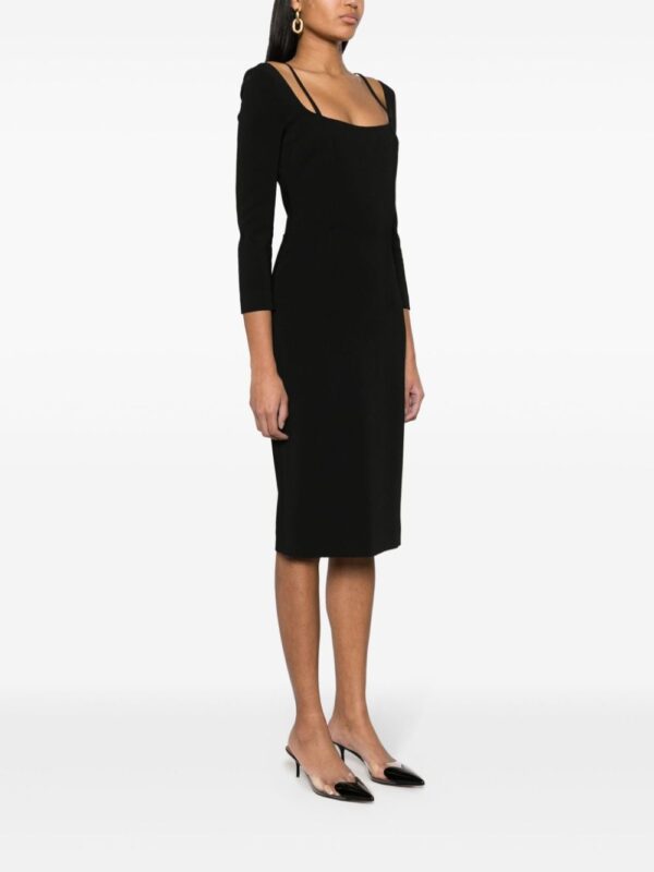 Moschino scoop-neck half-sleeved dress - Image 4