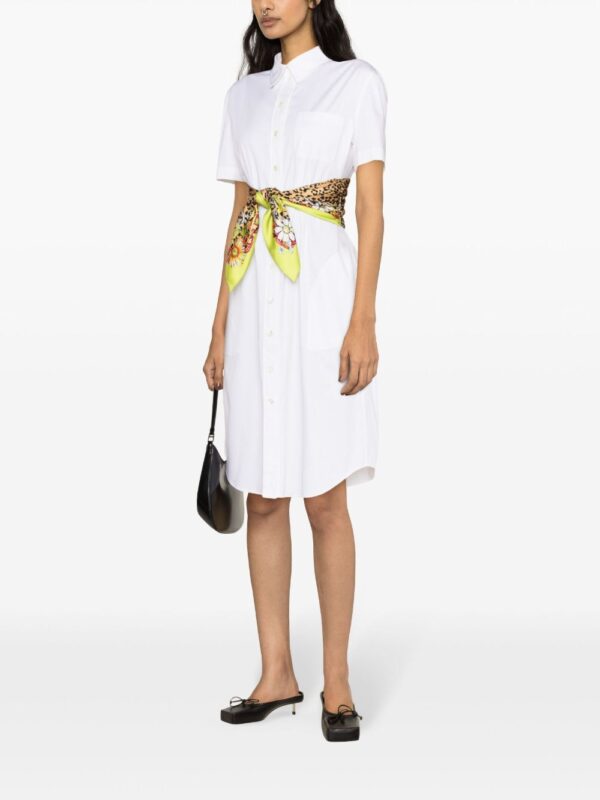 Moschino tied midi shirt dress - Image 3