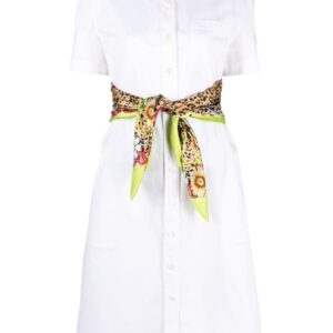 Moschino tied midi shirt dress