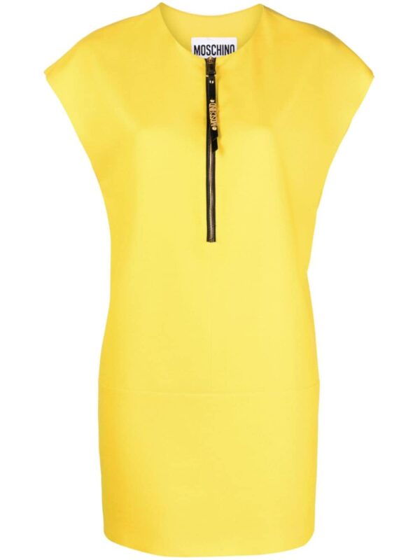 Moschino dropped-shoulder sleeveless dress