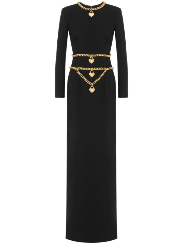 Moschino Chain & Heart gown