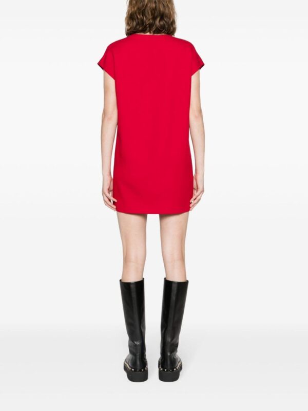 Moschino cap-sleeve cady minidress - Image 4