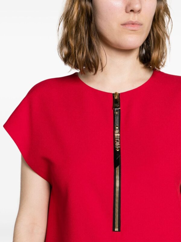 Moschino cap-sleeve cady minidress - Image 5