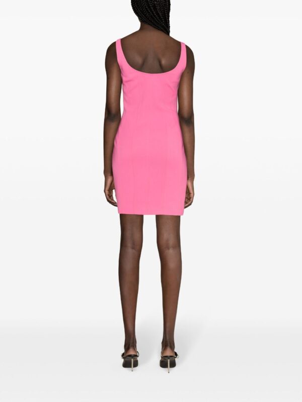 Moschino scoop-neck cady minidress - Image 4
