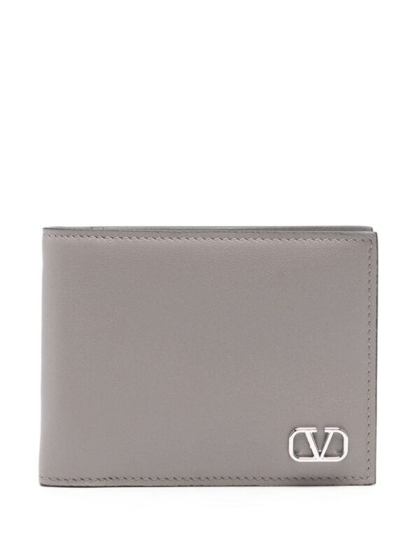 Valentino Garavani logo-plaque bi-fold wallet