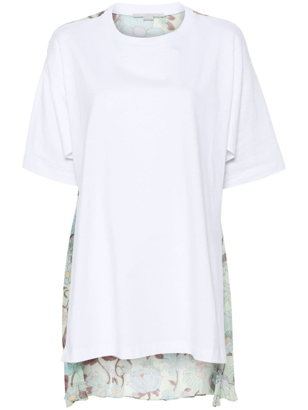 Stella McCartney floral-print panel T-shirt