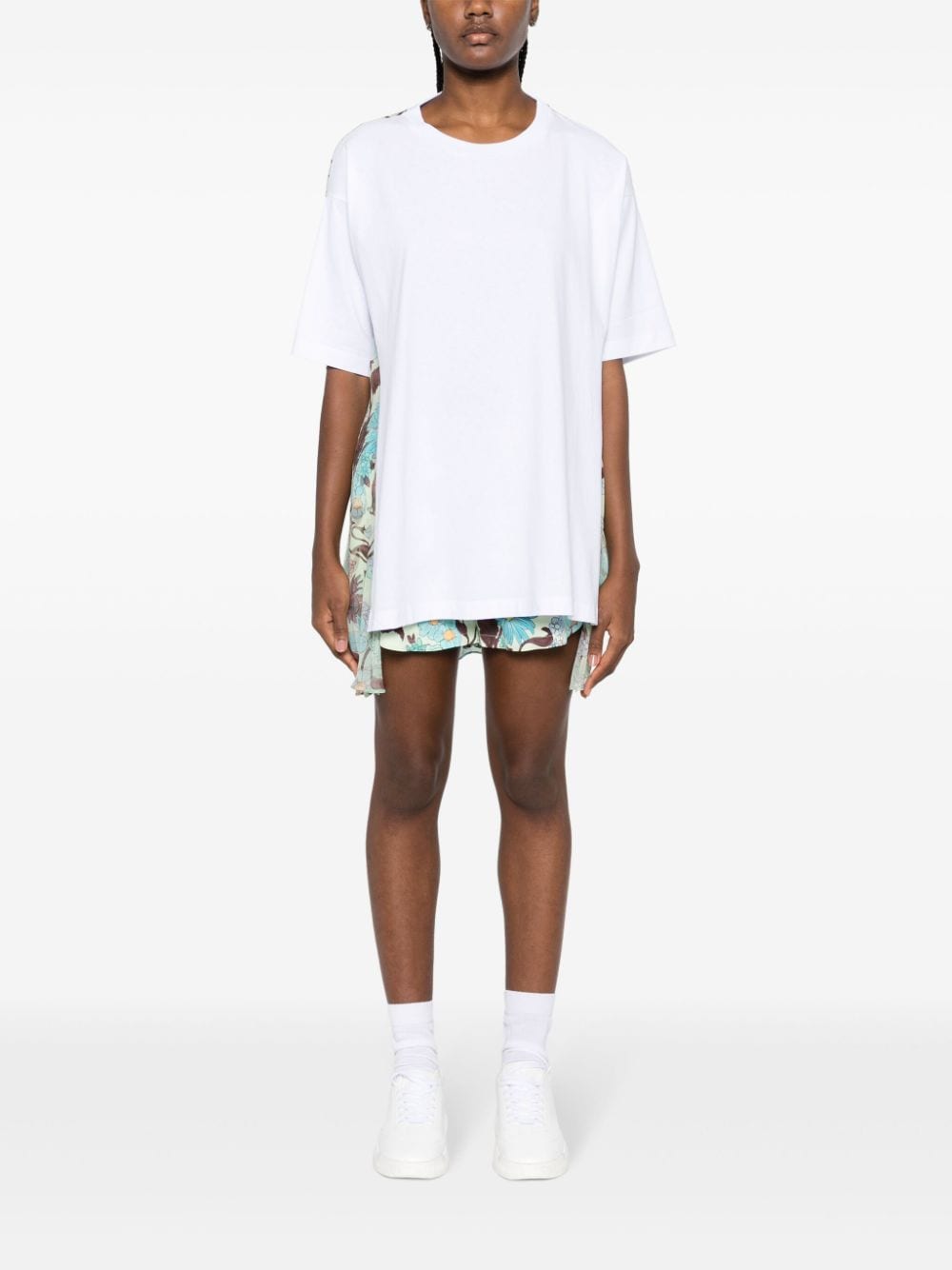 Stella McCartney floral-print panel T-shirt - Image 2