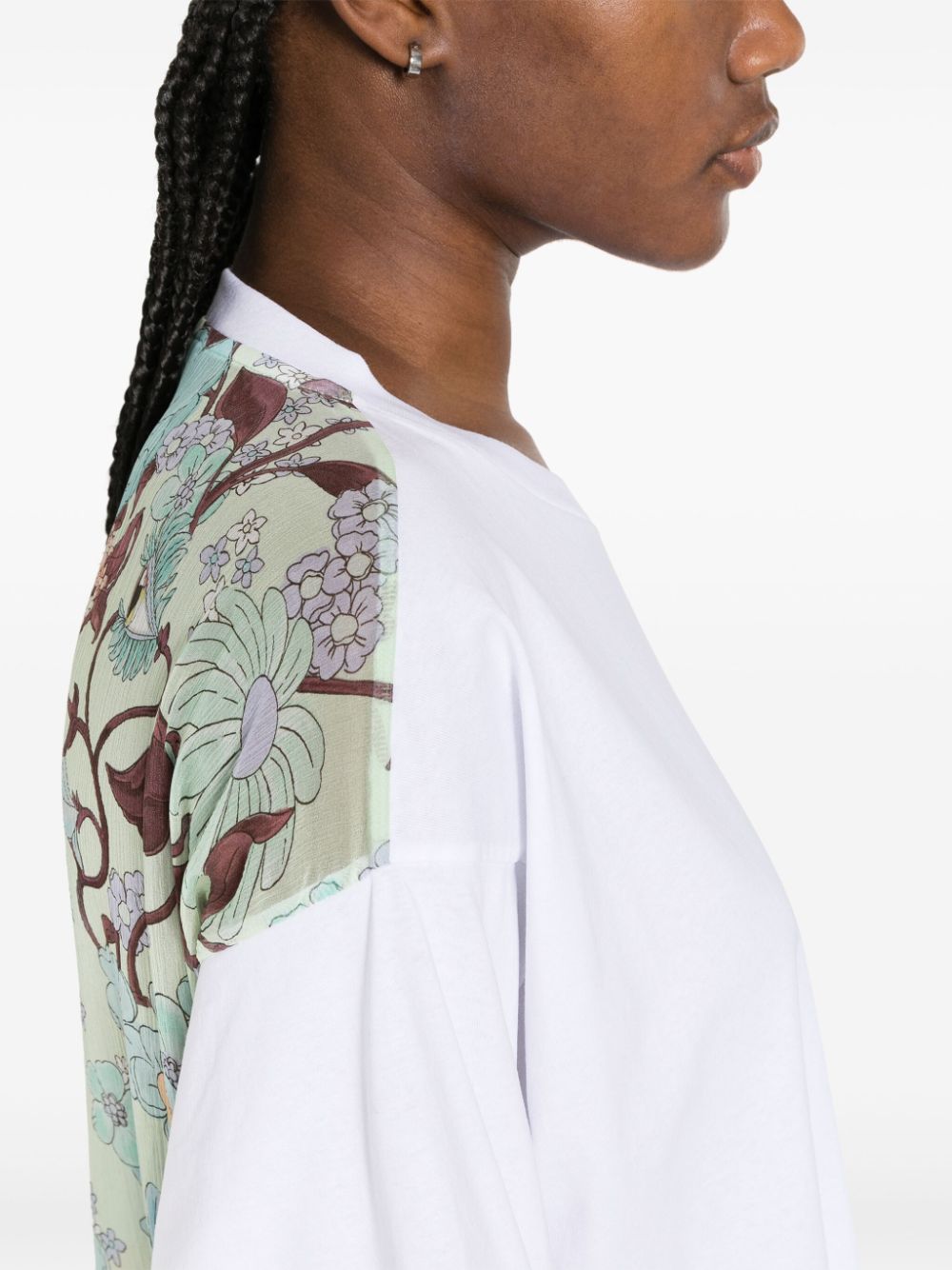 Stella McCartney floral-print panel T-shirt - Image 5