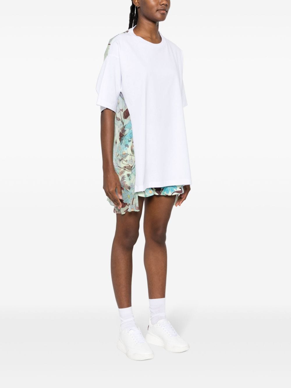 Stella McCartney floral-print panel T-shirt - Image 3