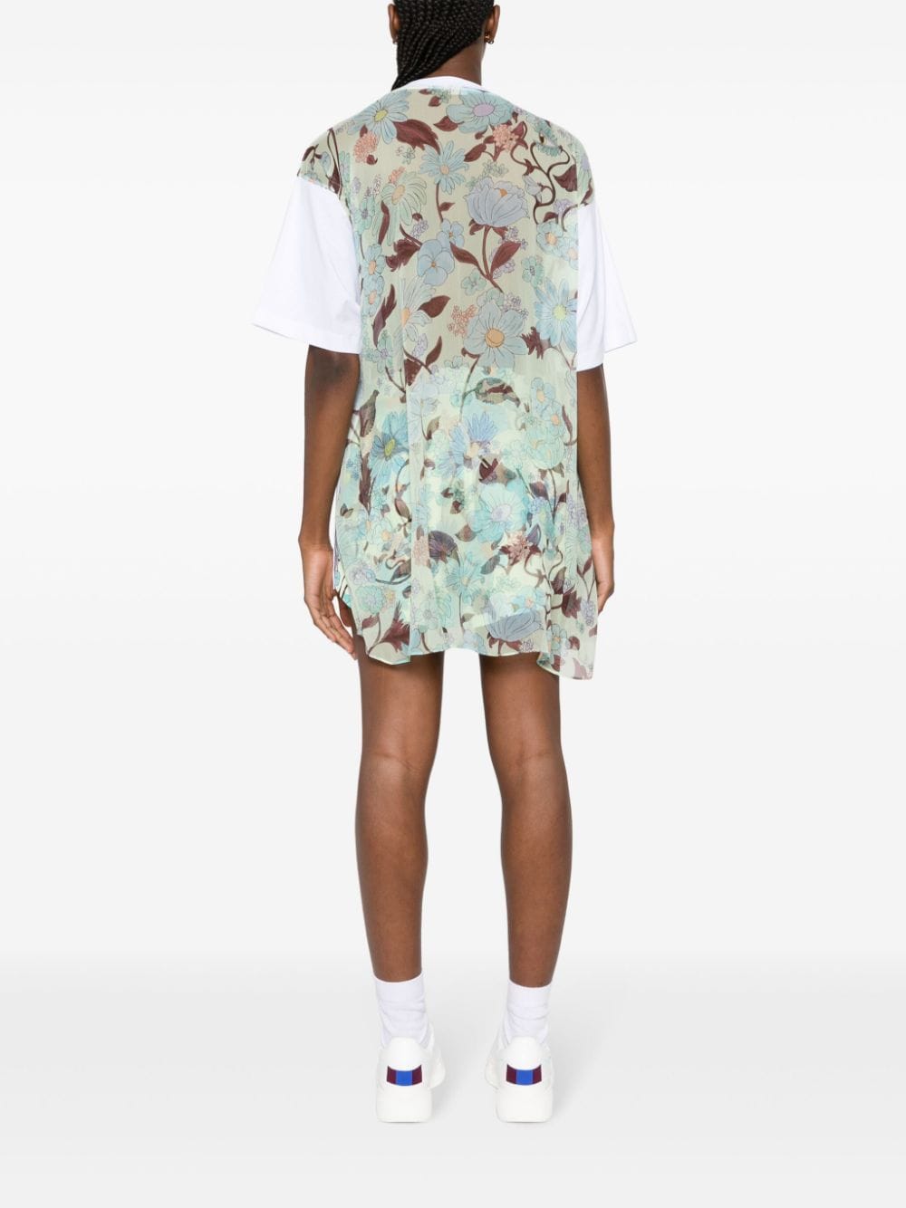 Stella McCartney floral-print panel T-shirt - Image 4