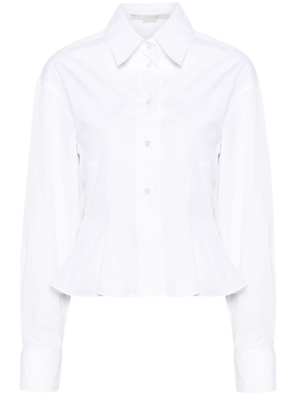 Stella McCartney  peplum-waist cotton shirt