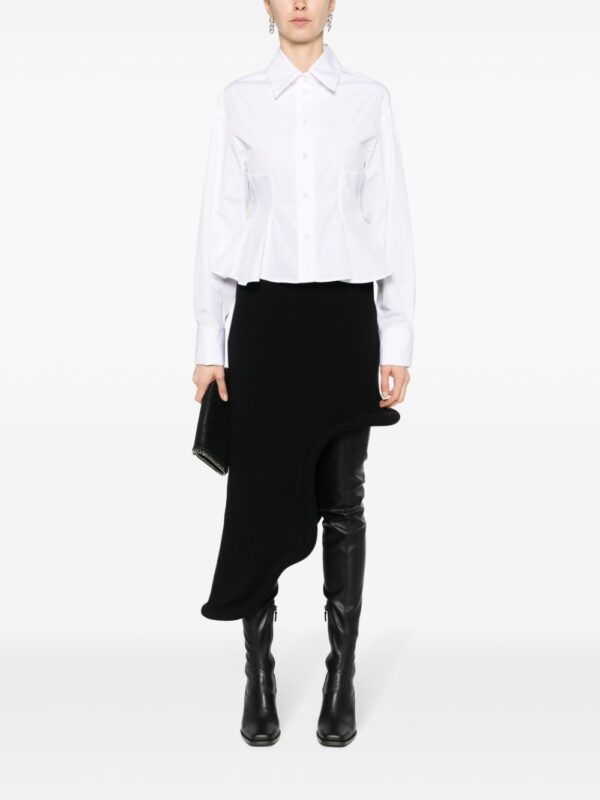 Stella McCartney  peplum-waist cotton shirt - Image 2