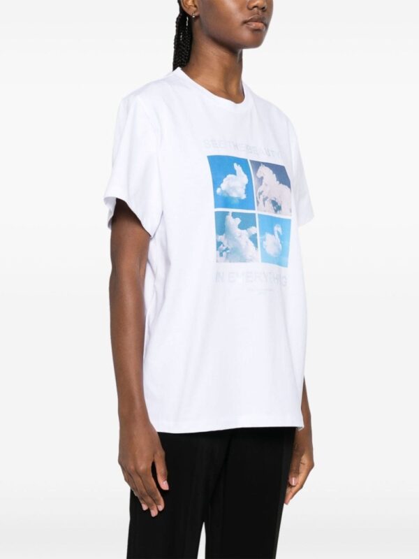 Stella McCartney cloud-print cotton T-shirt - Image 3