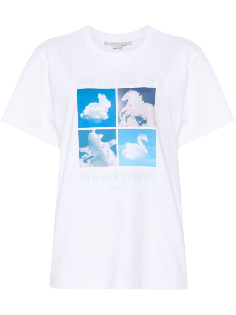 Stella McCartney cloud-print cotton T-shirt