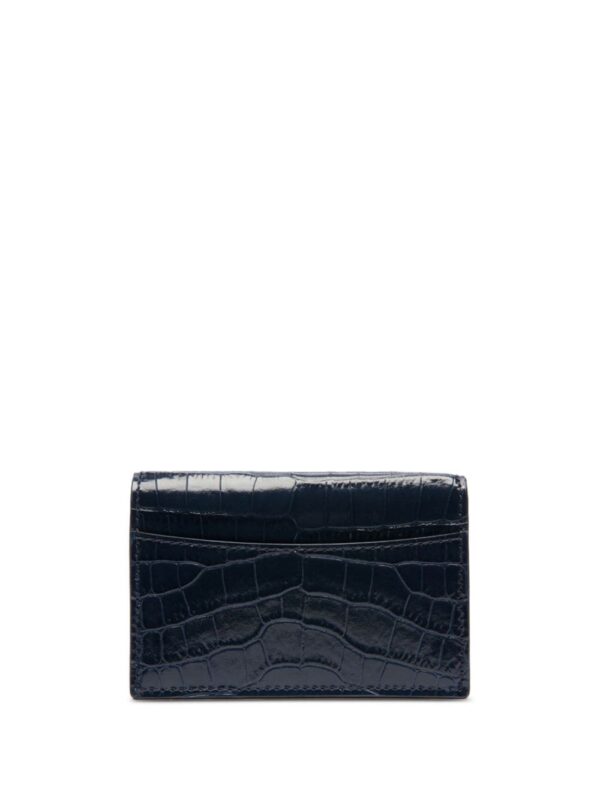Bally logo-print croc-leather wallet - Image 2