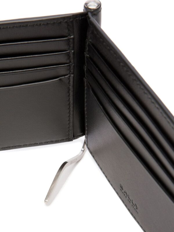 Bally logo-print bi-fold leather wallet - Image 4