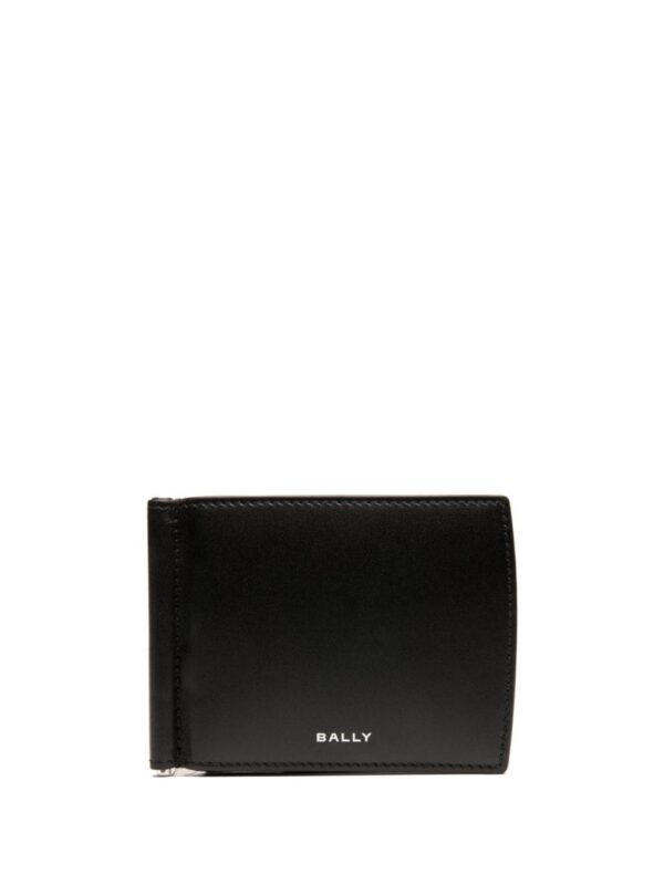 Bally logo-print bi-fold leather wallet
