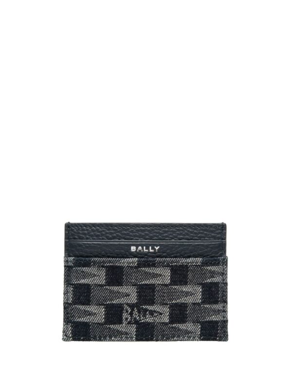 Bally Pennant leather card holder