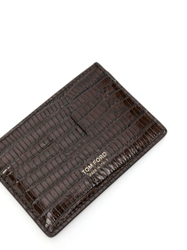 TOM FORD lizard-skin leather cardholder - Image 3