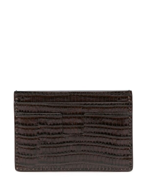 TOM FORD lizard-skin leather cardholder - Image 2