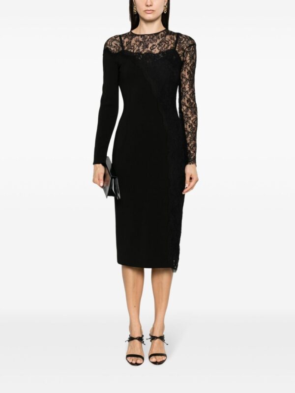 Dolce & Gabbana sheer-lace-panel maxi dress - Image 2
