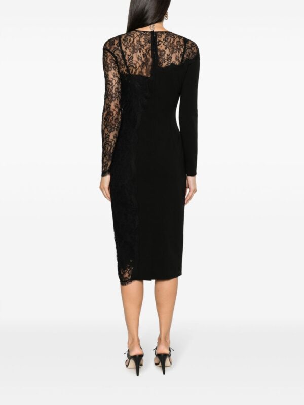 Dolce & Gabbana sheer-lace-panel maxi dress - Image 4