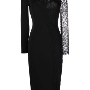 Dolce & Gabbana sheer-lace-panel maxi dress