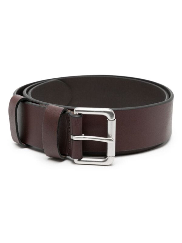 Louis Vuitton Roller logo-debossed leather belt