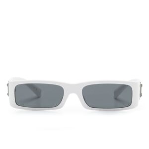 Dolce & Gabbana Eyewear logo-plaque rectangle-frame sunglasses