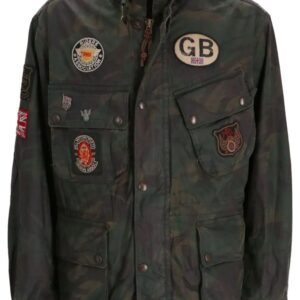 Polo Ralph Lauren  patch-embellished camouflage-print utility jacket